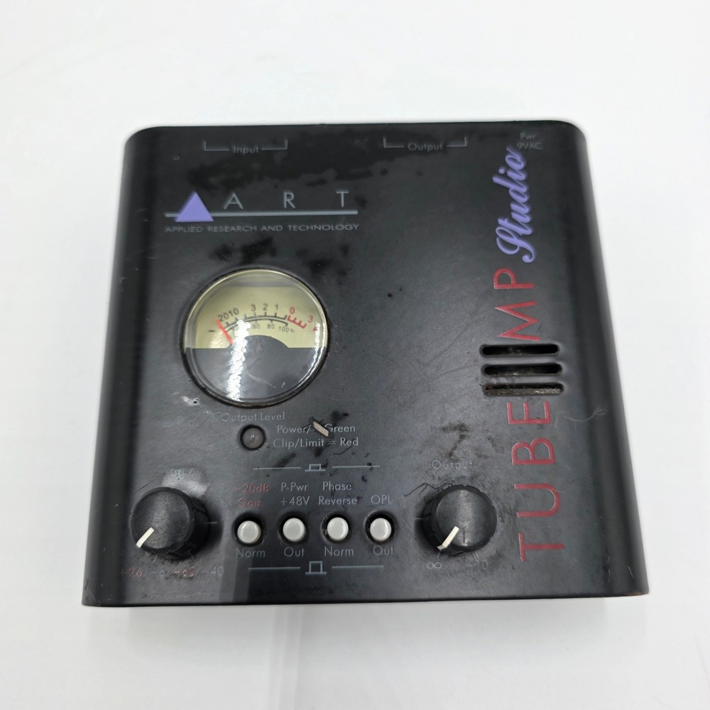 ART Tube MP Studio Mic Preamp Applied Research and Technology Black 12AX7A